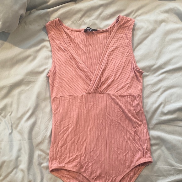Blush ribbed bodysuit - Picture 2 of 4
